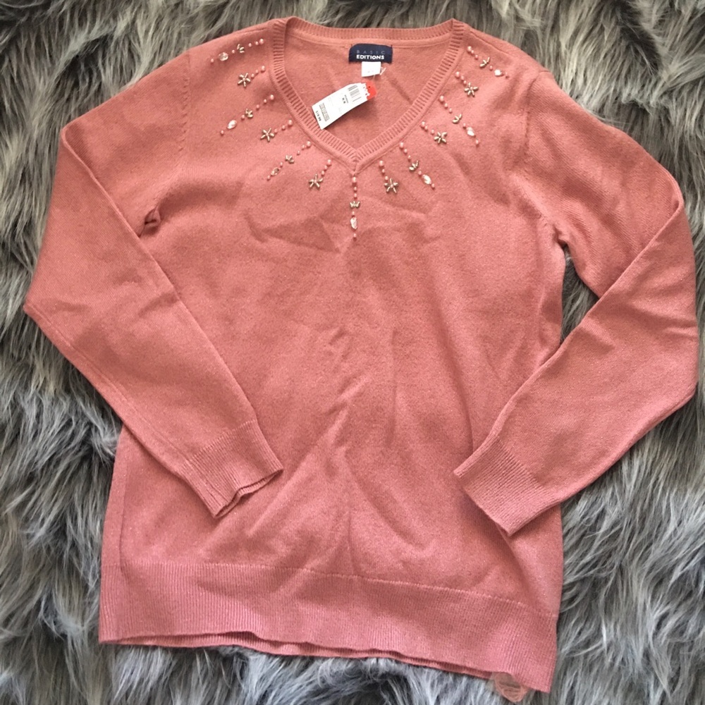 Pink sweater